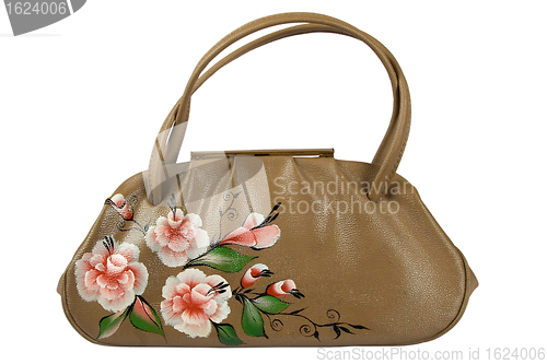 Image of A floral pattern women hand bag