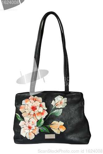 Image of A floral pattern women hand bag