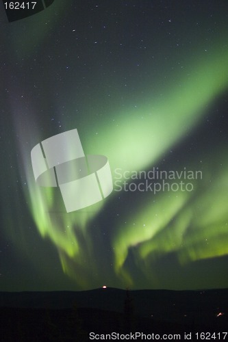 Image of Aurora over horizon