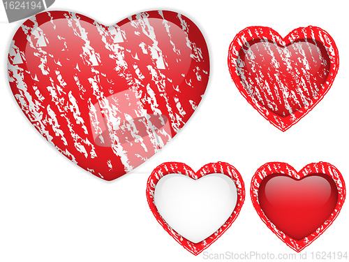 Image of Red Heart Glass Chalk for Valentine's Day