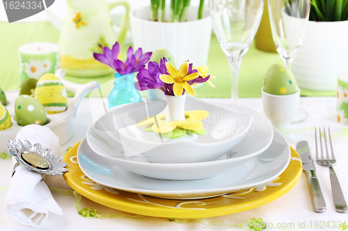 Image of Place setting for Easter