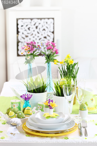 Image of Place setting for Easter