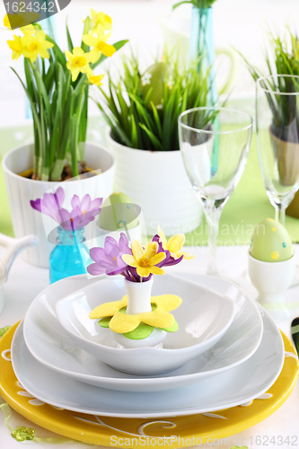 Image of Place setting for Easter