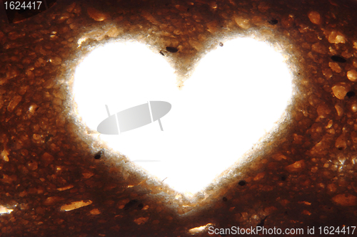 Image of nice bread heart