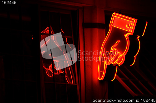 Image of Neon hand