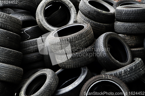 Image of old tires