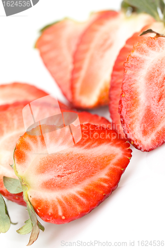 Image of Fresh Strawberries closeup