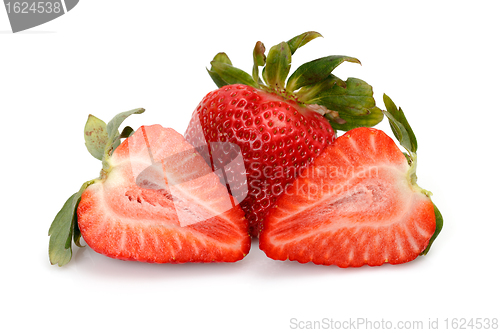 Image of Fresh Strawberries closeup