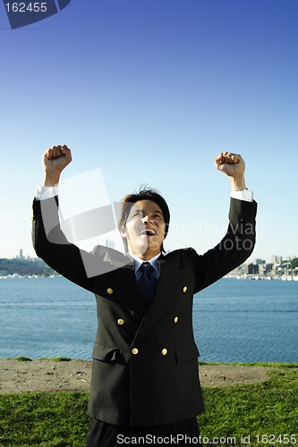 Image of Happy businessman