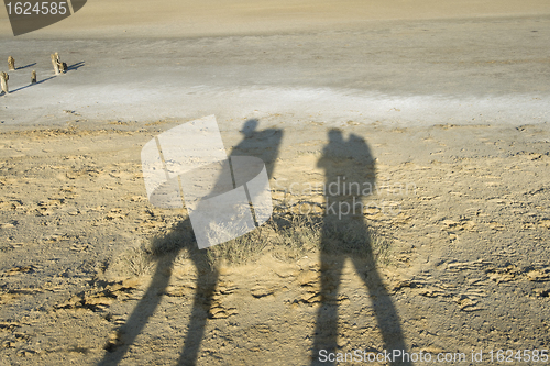 Image of Shadows of two travellers