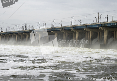 Image of Dam of a hydroelectric power station