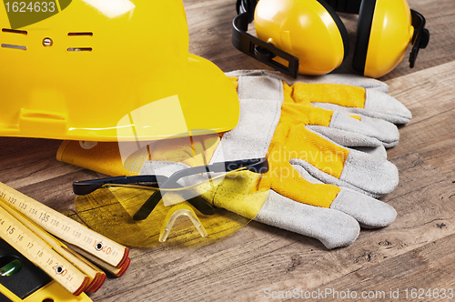 Image of Safety gear kit close up 