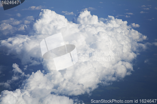 Image of Clouds, view from airplane