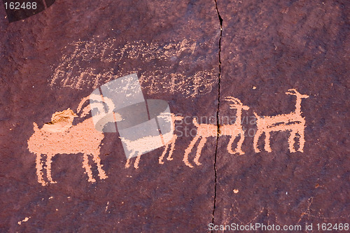 Image of Ancient petroglyphs