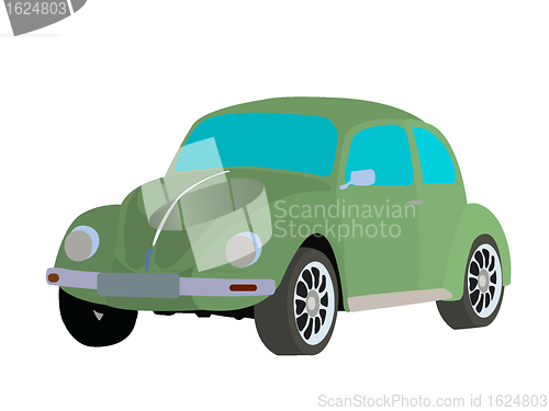 Image of Old fashioned car vector image