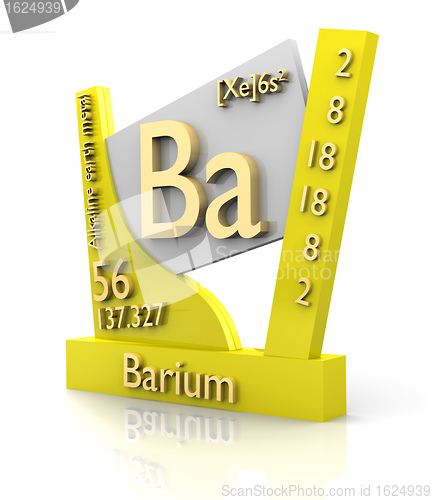 Image of Barium form Periodic Table of Elements - V2