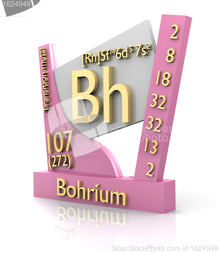 Image of Bohrium form Periodic Table of Elements - V2