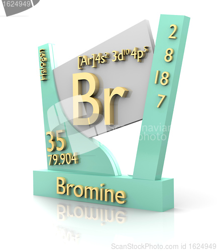 Image of Bromine form Periodic Table of Elements - V2