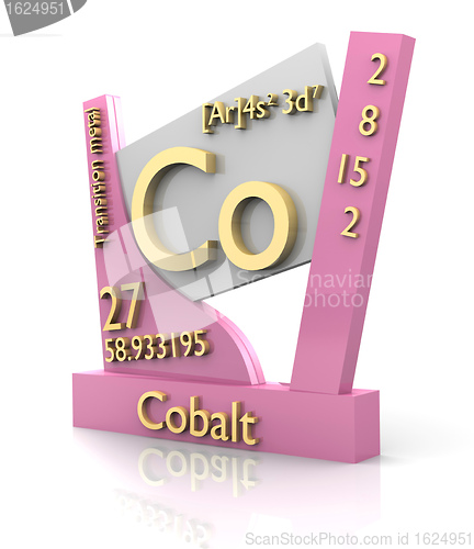 Image of Cobalt form Periodic Table of Elements - V2