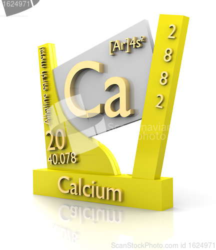 Image of Calcium form Periodic Table of Elements - V2