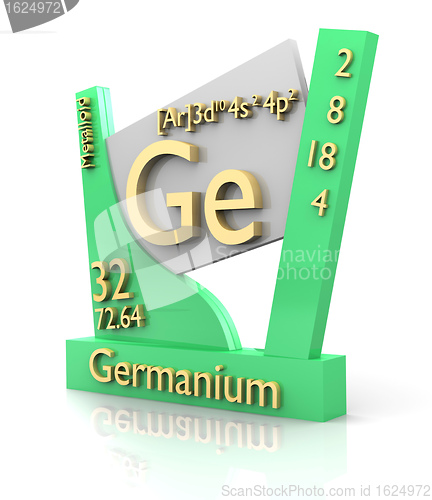 Image of Germanium form Periodic Table of Elements - V2