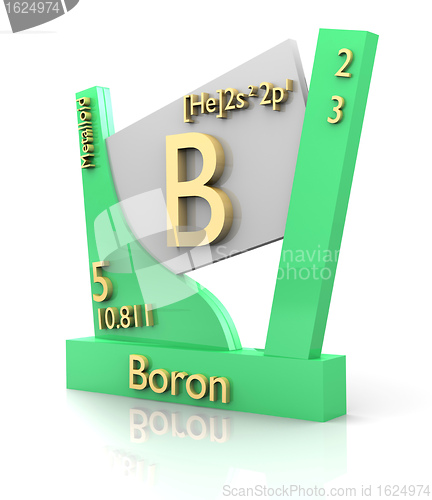 Image of Boron form Periodic Table of Elements - V2
