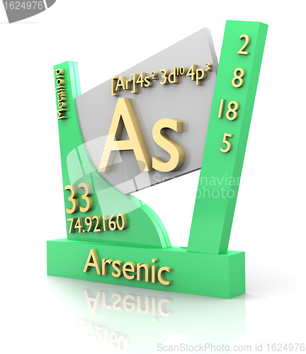 Image of Arsenic form Periodic Table of Elements - V2