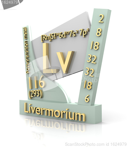 Image of Livermorium form Periodic Table of Elements - V2