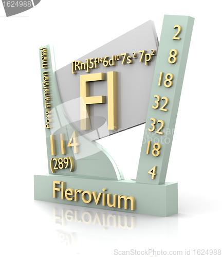 Image of Flerovium form Periodic Table of Elements - V2