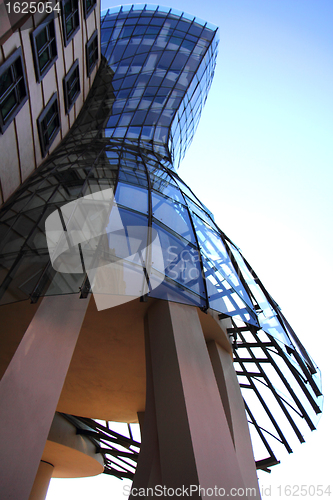 Image of dancing house in the Prague