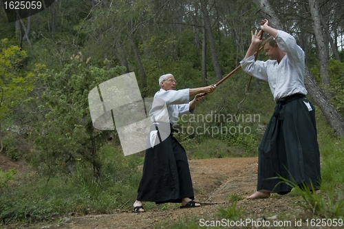 Image of training of Aikido