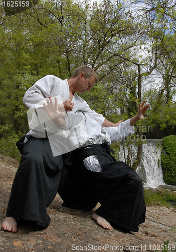Image of training of Aikido