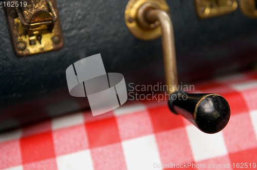 Image of Detail of retro recordplayer