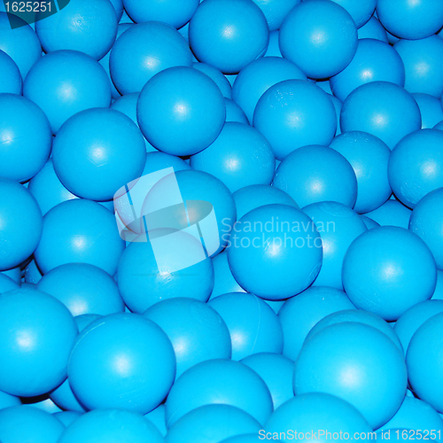 Image of Blue balls abstract background