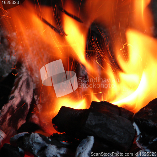 Image of Burning coals