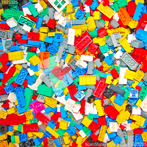 Image of Plastic building blocks