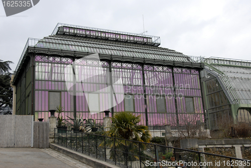 Image of greenhouse of museum in Paris