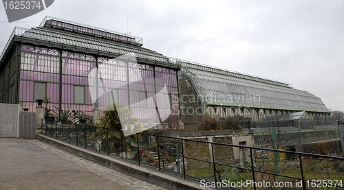 Image of greenhouses of museum in Paris