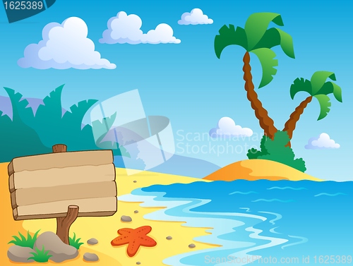 Image of Beach theme scenery 2