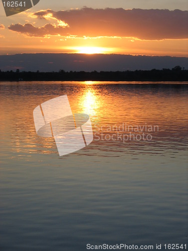 Image of Zambesi river sunset