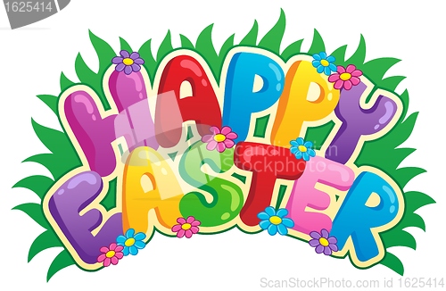 Image of Happy Easter sign theme image 2