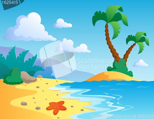 Image of Beach theme scenery 1