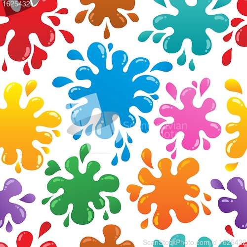 Image of Seamless background with blots 1