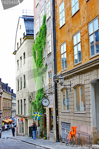 Image of Along the streets of The Old Town (Gamla Stan) in Stockholm