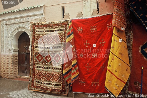 Image of carpets in Marrakech