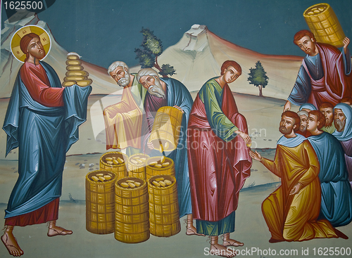 Image of Presco in Capernaum church