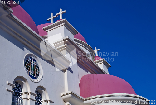 Image of church in Capernahum