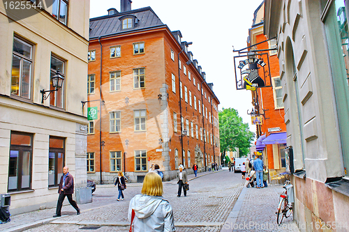 Image of The streets of The Old Town in Stockholm