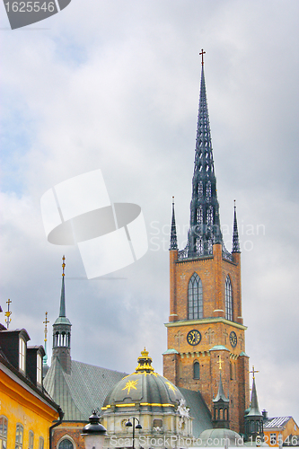 Image of Church on the island of Riddarholmen in Stockholm