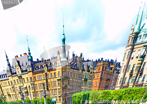 Image of Abstract panorama of Stockholm